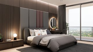 Sketchup interior design 68 Make a bedroom design  enscape render [upl. by Azarcon]