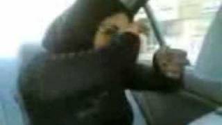 Arabic Girl Dance In Car Dubai Video mpeg4 [upl. by Nofpets]