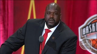 Shaquille O’Neal’s Basketball Hall of Fame Enshrinement Speech [upl. by Questa922]