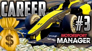 Motorsport Manager PC Career  GREAT RESULT MORE MONEY  FULL GAME Part 3 [upl. by Oicangi]