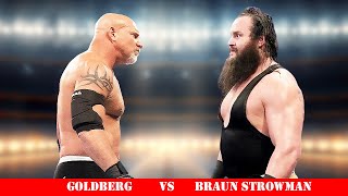 Full Match Goldberg vs Braun Strowman  WWE 27 October 2024 [upl. by Amoreta933]