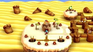 New Super Mario Bros U Deluxe All Layer Cake Desert Star Coins and Secret Exits [upl. by Davita]