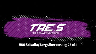 Speltips V86 SolvallaBergsåker  23 oktober [upl. by Haida]