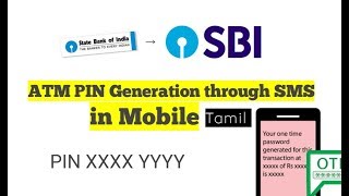 ATM PIN Generation through SMS in SBI Tamil [upl. by Sophi]