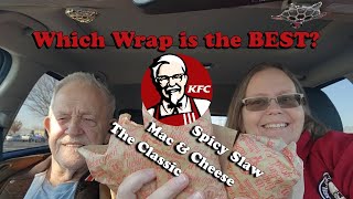 KFC The NEW Mac amp Cheese KFC Wrap Review foodreview fastfoodreview tastetest kfc [upl. by Palgrave]