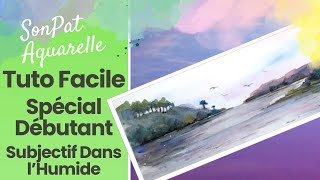 Apprendre lAquarelle Facile  Paysage Pastel en 20 Min  Guide pour Débutants [upl. by Zabrine]