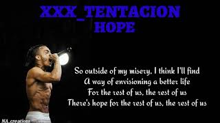 xxx tentacion hope song lyrics [upl. by Armillia160]