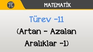 Türev  Artan  Azalan Aralıklar 1  Matematik  Hocalara Geldik [upl. by Anitsrihc]