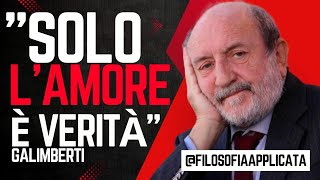 SOLO L AMORE È VERITÀ Socrate Umberto Galimberti filosofia crescita amore grecia [upl. by Solohcin]