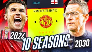 I TAKEOVER MAN UNITED as RALF RANGNICK for 10 SEASONS🤔 FIFA 22 Career Mode [upl. by Sirovart]