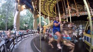 Gardaland park  Giostra cavalli  Garda Lake  Lazise  Italy [upl. by Adelind]