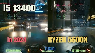 Intel i5 13400 vs Ryzen 5600x in 2024 [upl. by Anirbes]