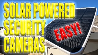 HowTo Solar Power your Arlo Security Cameras No Need to Charge Ever [upl. by Cantlon]