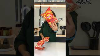 5₹ Lays VS 20₹ Lays konsa Jada hai😱 shorts youtubeshorts [upl. by Kolva]