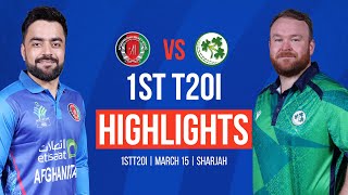 FULL HIGHLIGHTS  Afghanistan vs Ireland  1st T20I  Ireland Tour of Afghanistan 2024  ACB [upl. by Naneik606]