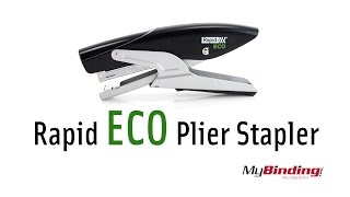 Rapid Eco Plier Stapler  RPD73280 [upl. by Neelcaj807]