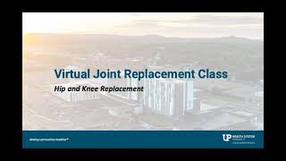 Virtual Total Joint Class  Patient Video [upl. by Morven]