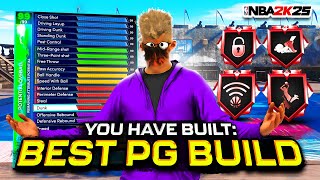 99 3PT  98 Ball Handle Point Guard Build Gets Every Legend Badge NBA 2K25  Best Guard Build 2K25 [upl. by Snowman]