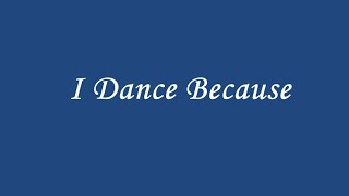 I Dance Because By Pointe of Grace Dance Academy  Madison Georgia [upl. by Ettedranreb946]