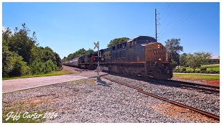 CSX L839 Paines Crossing Social CircleGa heading to CovingtonGa August07 2024 [upl. by Pengelly]