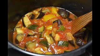 Ratatouille piment dEspelette au cookeo [upl. by Hayifas]