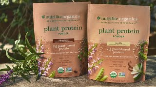 Plantbased Protein Powder  Nutrilite Organics  Amway [upl. by Gninnahc715]