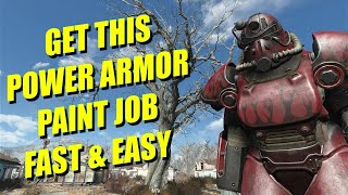 FALLOUT 4  How to get the Hot Rodder Power Armor paint Job [upl. by Uba]