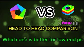 MEMU VS BLUESTACKS  WHICH ONE IS BETTER FOR LOW END PC GAMING [upl. by Akered]