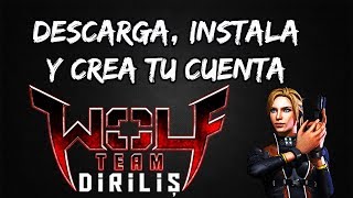 🔥 DESCARGAR INSTALAR Y CREAR CUENTA  WOLFTEAM TURKEY [upl. by Aidahs433]