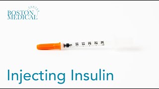 How to Inject Insulin with a Syringe [upl. by Aniri]