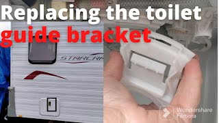 Lost the instructions Replacing our Thetford c250 toilets bowl retainer bracket [upl. by Armin]