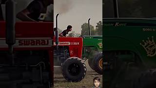 John Deere 💚 vs Swaraj ❤️ tractor stunt mod please subscribe my channel 🙏💔🥹☠️☠️ [upl. by Donna]