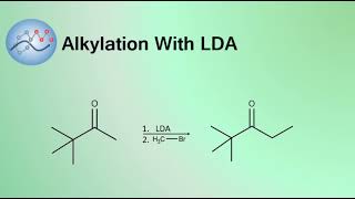 Alkylation With LDA Mechanism  Organic Chemistry [upl. by Ahserak]