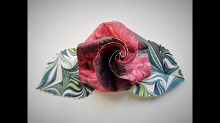 Tutorial Tassotti come creare una rosa origami [upl. by Asusej]