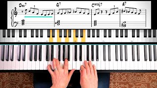 The Kenny Barron Chord Voicing Jazz Piano Lesson [upl. by Nalyr61]