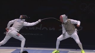 Germany win Bronze in Mens Fencing Team Foil  London 2012 Olympics [upl. by Belen]