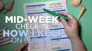 MidWeek or midpay period CheckIn  How I keep my budget on track [upl. by Enilada433]