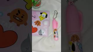 BT21 Mini Diary amp Pen 💜youtubeshorts craft ytshorts [upl. by Giordano]