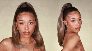 INH Lola Ponytail Indepth Tutorial  Jaleesa [upl. by Adaline]