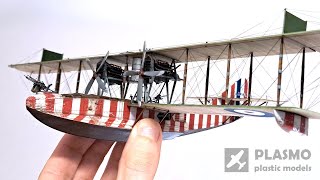 WW I Felixstowe F2A  Roden 172  Aircraft Model [upl. by Llehsam]