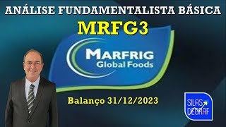 MRFG3  MARFRIG GLOBAL FOODS SA ANÁLISE FUNDAMENTALISTA BÁSICA PROF SILAS DEGRAF [upl. by Ynagoham]