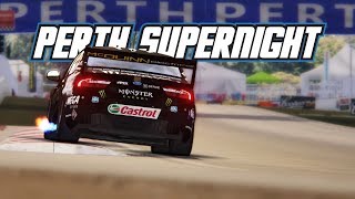 Assetto Corsa Perth SuperNight V8 Supercar  Barbagallo [upl. by Eglanteen]