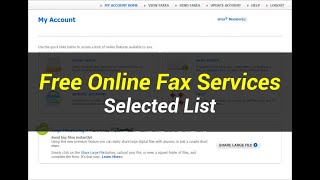 5 Free Online Fax Services  Selected List [upl. by Kristofer]