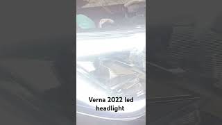 Verna 2022 full led headlightautomobilepahlwanmotors shorts short [upl. by Eyoj157]