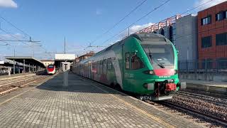 Partenza della FRECCIA OROBICA alla stazione di Bologna Centrale [upl. by Ennairak]