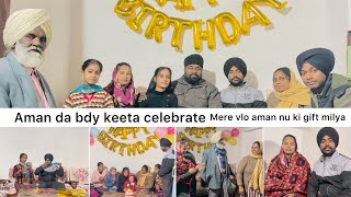 Aman da Bdy keeta celebrate aman nu ki millya gift❓ [upl. by Anairo]