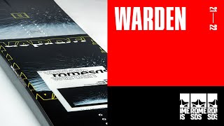 2022 Rome Warden Snowboard [upl. by Hallvard]