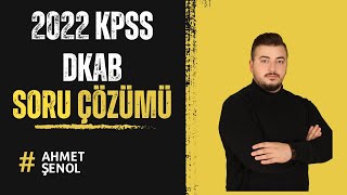 2022 DKAB Çıkmış Soru Çözümü ÇIKMIŞ SORU ÇIKACAK SORUDUR [upl. by Jedlicka]