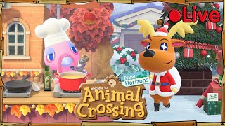 Animal Crossing  Christmas Update  🔴 Live [upl. by Fihsak995]