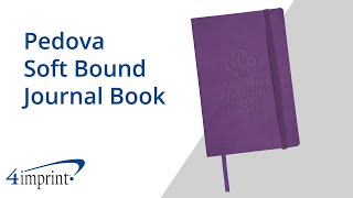 Pedova Soft Bound Journal Book by 4imprint [upl. by Tenney]